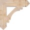 Ekena Millwork Merced Arts & Crafts Smooth Bracket, Douglas Fir, 5 1/2"W x 26"D x 26"H BKT06X26X26MRC03SDF - alternate 2